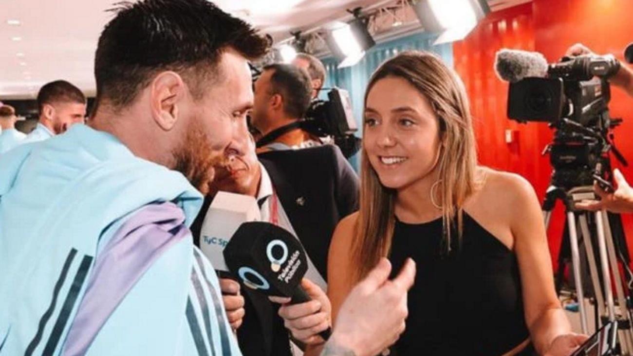 El saludo de Lionel Messi a Sofi Martínez que terminó con las especulaciones